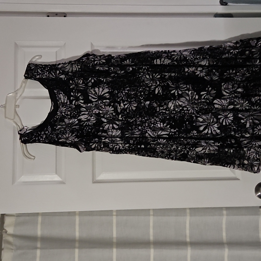 Dressbarn Black White Dress 20